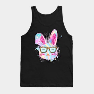 Colorful Easter Bunny Tank Top